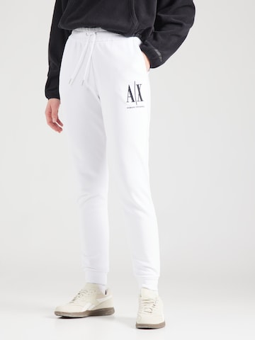 Effilé Pantalon '8NYPCX' ARMANI EXCHANGE en blanc : devant