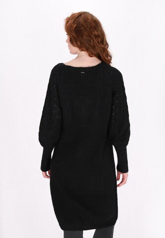 Manteau en tricot DreiMaster Vintage en noir
