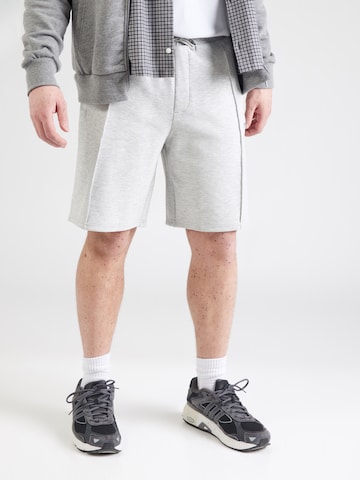 JACK & JONES Zvonové kalhoty Kalhoty 'JPSTBILL FLETCHER' – šedá: přední strana