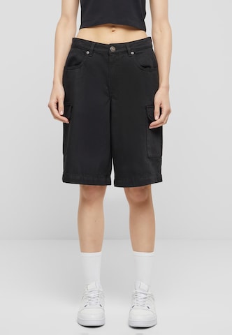 juoda Urban Classics Laisvas Laisvo stiliaus kelnės: priekis