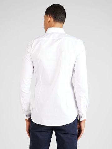 balta BOSS Priglundantis modelis Dalykinio stiliaus marškiniai 'H-HANK-TUX1'