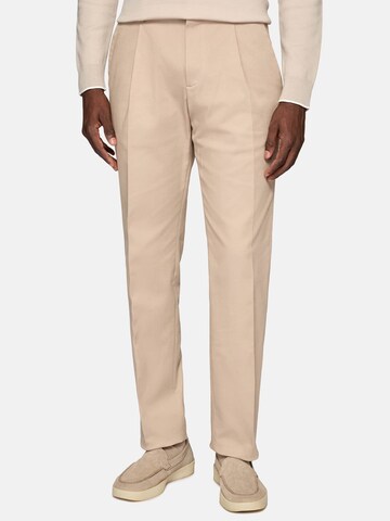 Tapered Pantaloni cutați de la Boggi Milano pe bej: față