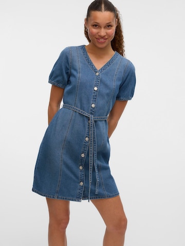 VERO MODA Shirt dress 'VMJanet' in Blue: front