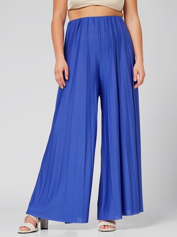 Wide Leg Jupe 'Samantha' Guido Maria Kretschmer Curvy en bleu : devant