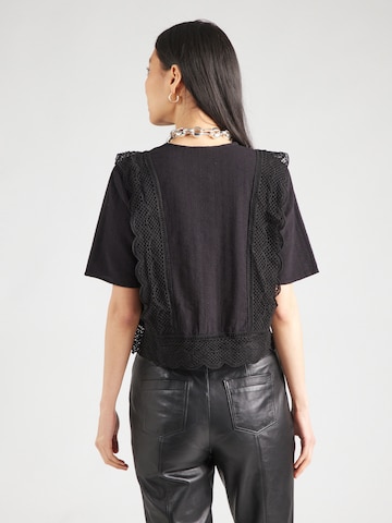PIECES Blouse 'PCSIMINNA' in Zwart