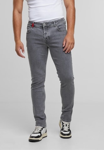 Slimfit Jeans 'Alejandro' di 2Y Premium in grigio: frontale