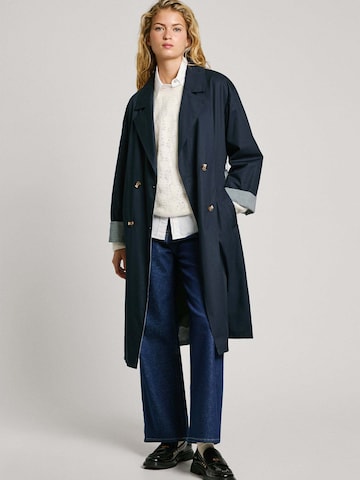 Pepe Jeans Between-seasons coat 'Gabriela' in Blue: front
