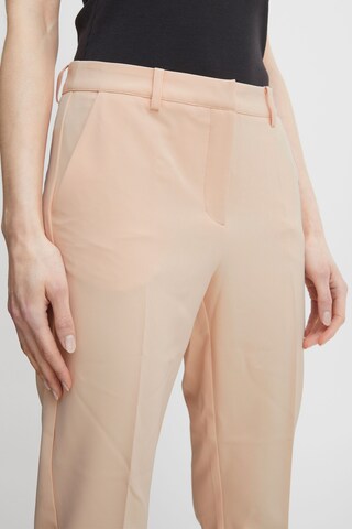 ICHI Slim fit Chino trousers 'LEXI' in Orange