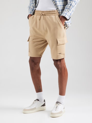 Cars Jeans Regular Cargobroek 'Redush' in Beige: voorkant