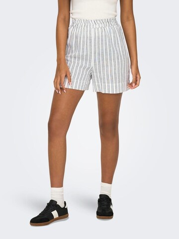 Regular Pantalon 'TOKYO' ONLY en blanc : devant