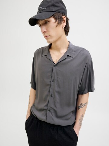 JACK & JONES Comfort Fit Hemd 'JJEJEFF' in Grau