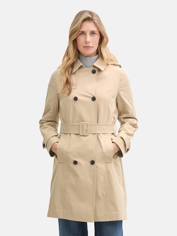 TOM TAILOR Between-seasons coat in Brown: front