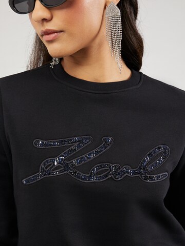 Felpa di Karl Lagerfeld in nero