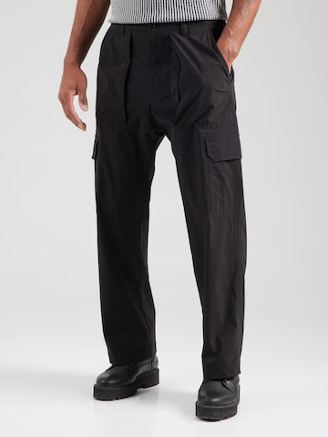DRYKORN - Regular Calças cargo 'JAPENO 10' em preto: frente