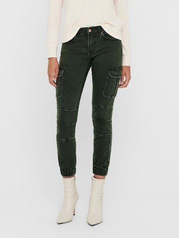 ONLY Slim fit Cargo trousers 'ONLMissouri' in Green: front