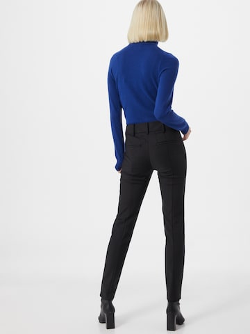 PATRIZIA PEPE Skinny Hlače | črna barva