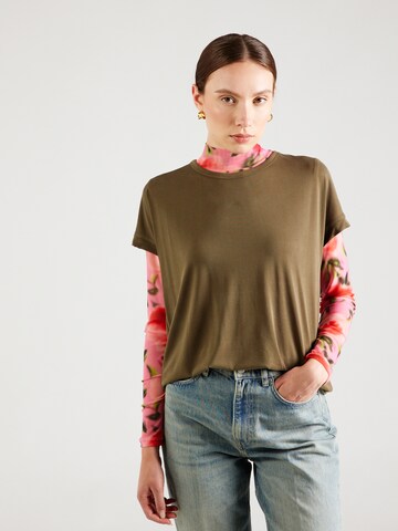 MSCH COPENHAGEN Shirt 'Fenya' in Green: front