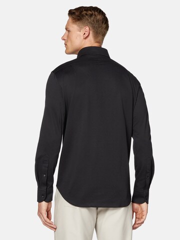 Boggi Milano Regular Fit Hemd in Schwarz
