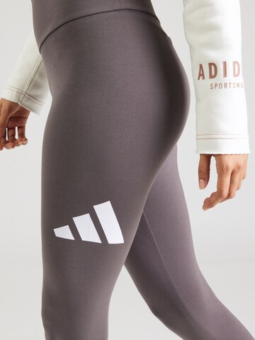 ADIDAS SPORTSWEARSkinny Sportske hlače - siva boja