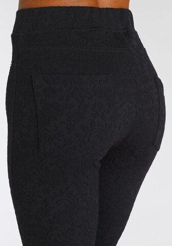 LASCANA - Skinny Leggings en negro