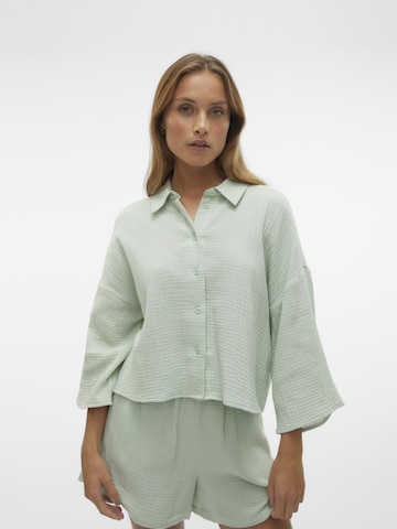 VERO MODA Μπλούζα 'VMNATALI' σε πράσινο: μπροστά