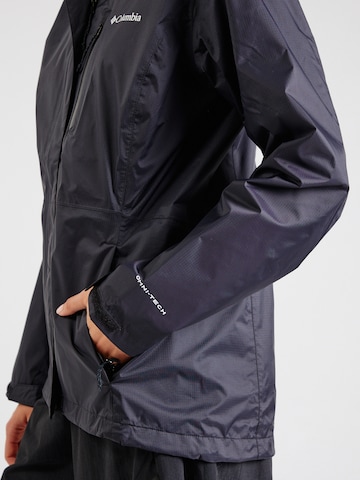 COLUMBIA - Chaqueta de montaña 'Pouring Adventure' en negro