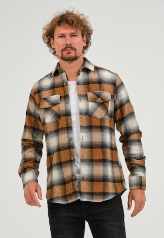 Giorgio di Mare - Ajuste regular Camisa en naranja: frente