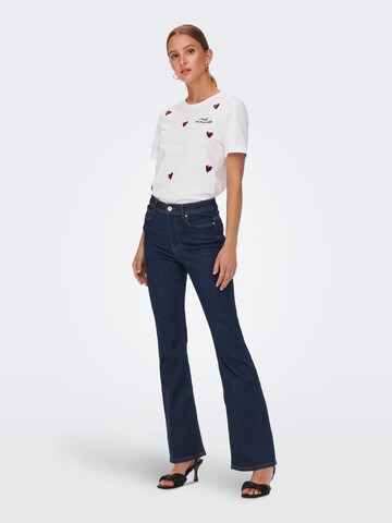 Flared Jeans 'ONLWauw' di ONLY in blu