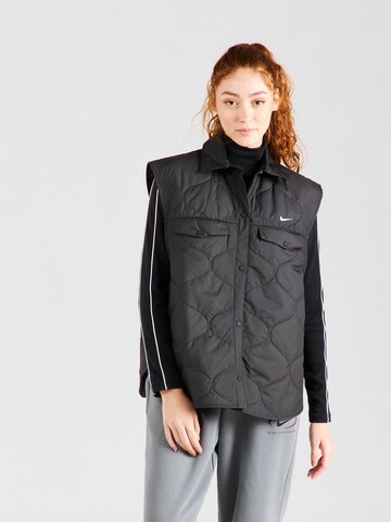 Nike Sportswear Елек 'ESSENTIAL' в черно: отпред