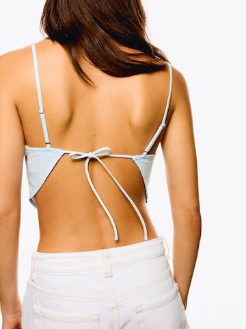 Bershka Top in Blue