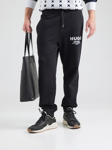 HUGO Дънки Tapered Leg Панталон 'Nevez' в черно: отпред