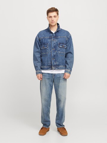JACK & JONES Avar lõige Teksapüksid 'JJIEddie JJOriginal', värv sinine