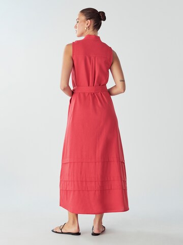 Willa Kleid 'Justice' in Rot: Rückseite