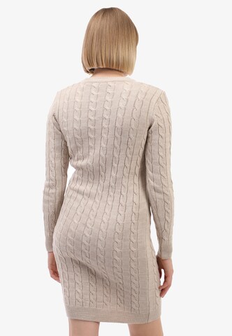 Felix Hardy Strikkjole i beige