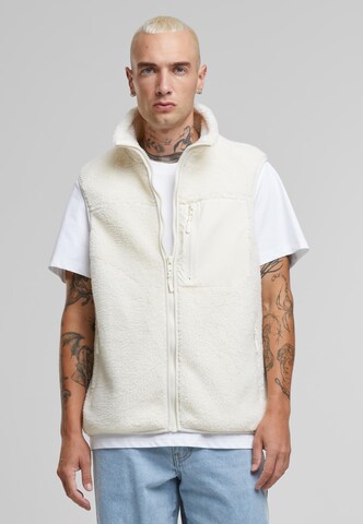 Urban Classics - Chaleco 'Sherpa' en beige: frente
