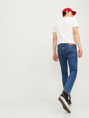 Regular Jean 'JJICLARK JJEVAN' JACK & JONES en bleu