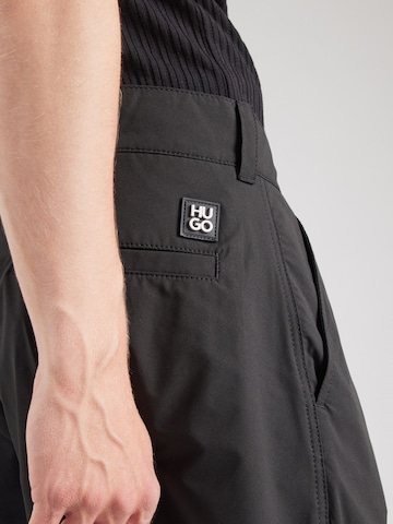 HUGO Loosefit Hose 'Riko253' in Schwarz