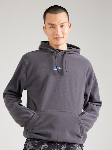 Nike Sportswear Sweatshirt 'CLUB POLAR FLC' in Grijs: voorkant