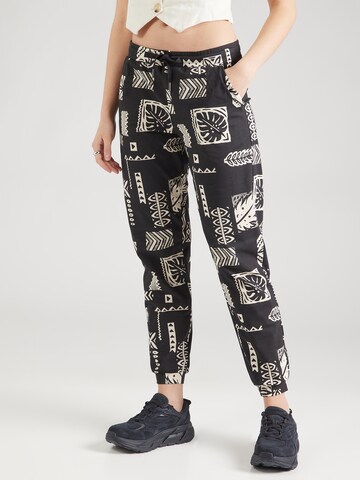 Iriedaily Tapered Trousers 'La Compa' in Black: front