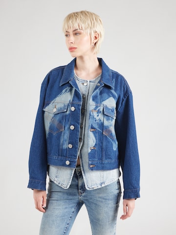 PINKO - Casaco meia-estação 'Giubbino' em azul: frente