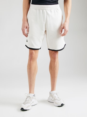 ADIDAS PERFORMANCE Loose fit Sports trousers 'Heritage' in White: front