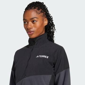 melns ADIDAS TERREX Sporta džemperis