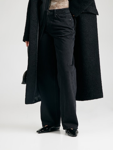 WEEKDAY Wide leg Jeans 'AREA' in Black: front