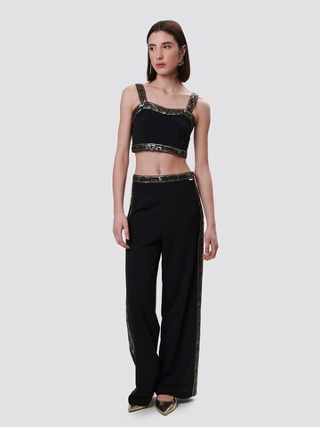 Influencer Top in Schwarz