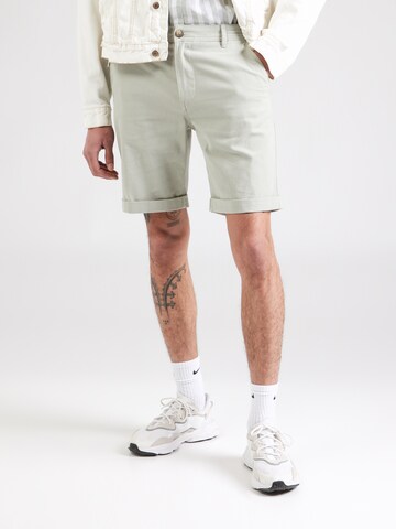 Slimfit Pantaloni eleganți 'SLHLUTON' de la SELECTED HOMME pe verde: față