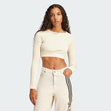 ADIDAS ORIGINALS - Camisa funcionais em bege: frente