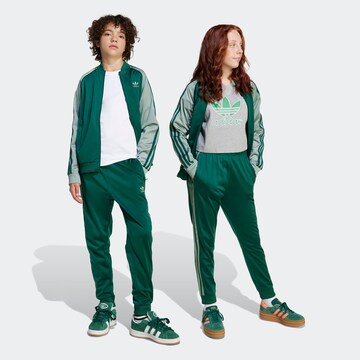 ADIDAS ORIGINALS Tapered Housut 'Adicolor' värissä vihreä