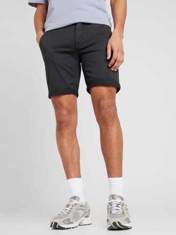 BLEND Regular Chino trousers in Black: front