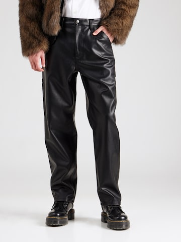 Carhartt WIP Loosefit Bukser i sort: forside