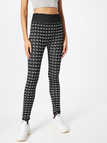 Urban Classics Skinny Leggingsit värissä musta: etupuoli
